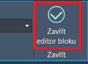 Dynamické bloky - viditeľnosť, krok 9