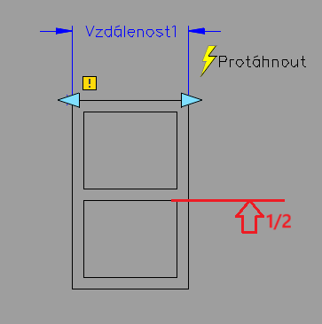 Dynamické bloky - pretiahnutie, krok 16