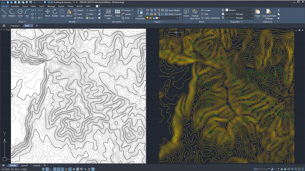 ZWVectorization Tool - prevod mapy na DWG súbor